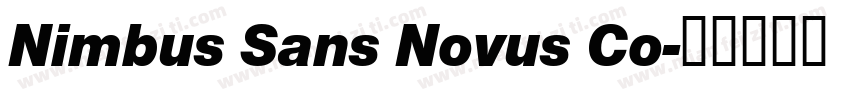Nimbus Sans Novus Co字体转换